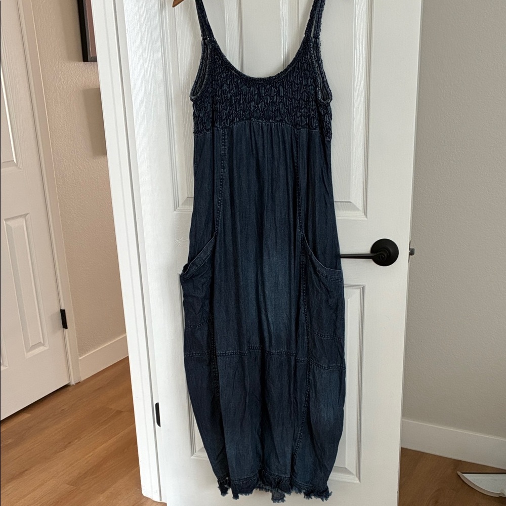 Free People Blue Maxi Dress